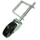 Spring wheel for gates fi 100mm plastic, load capacity 100 kg KDB - 100