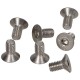 Screw DIN 7991 M4x40 A2 stainless steel (100 pcs.)
