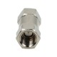 Threaded check valve G 1/4 FW, PN8, nickel-plated brass, NBR, opening pressure 0.2 bar
