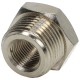 Srieginis reduktorius G 3/8 M - G 1/8 GW, cilindrinis sriegis, nikeliuotas žalvaris