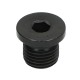 Thread plug with collar and hexagonal socket DIN908 G1/2