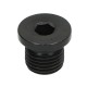 Thread plug with collar and hexagonal socket DIN908 G1/4
