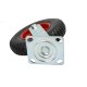 Swivel wheel diameter 160 mm, rubber with mounting plate, load capacity 150 kg 1102 - 160x50