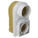 Spindle brush dust collector with 85mm flange