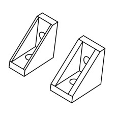 Stiffening angle 25x40 - Al