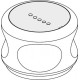 Central cap ECB.G2-C17 - for egk.soft, green technopolymer
