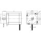 Stepper motor SM 86/115-6004A - 8.7Nm