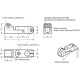 Articulated connector GN 283-B12-B14-2-BL - aluminum