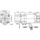 CS-M22323-B hibridinis servo žingsninis variklis - 2.3Nm su stabdymu
