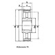 HTD 168-8M-50 TL3525 sprocket for a 50mm wide belt