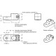 Swivel connector GN 273-B14-2-BL - aluminum