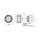 Electrical connector TS21CS02 30A/500V
