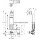 Electric oil level indicator HCV.76-E-ST-NC-M10 - with minimum level and maximum temperature sensor