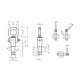 Transport pin GN 1130-20-75-ST - Transport pin
