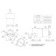 37Dx54L engine with 70:1 gear 12V 150RPM - replacement for Pololu 4744