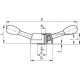 VBR.2/280 double-spoke knob - technopolymer and steel