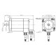 CS-M22313-WP hybrid servo stepper motor - 1.3Nm IP65