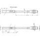 GN 3380-TS-0.3 sensor - for pneumatic clamps with magnetic piston