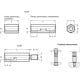 Spacer washer GN 6220-NI-M5-15-A - stainless steel