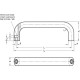Bail handle GN 565.1-20-112-SW - black aluminum