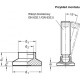 Pressure foot GN 631-50-7.8 - for pressure screws gn 632.1 / gn 632.5