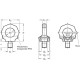 Swivel suspension GN 581-M12-B -