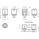 Swivel foot GN 355-M30x1.5-13-ST - steel