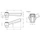 Clamping lever GN 99.2-13-M10-N - Clamping lever with internal thread