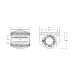 SKF LUCR 60-2LS uždaro korpuso guolis