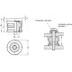 Positioning module GN 350.2-58-26-44-ST - Positioning module