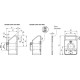 Electronic position indicator DD52R-E-RF-SST-IP65-C2 - radio data transmission orange