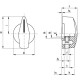 Rankenėlė su indikatoriumi MI.204/55 B-6 - duroplast