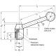 Reguliuojama svirtis GN 212.5-21-M6-E