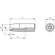 Non-rotating handle I.280/65-M8 - threaded hole
