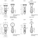 Indexing pin GN 717-8-M12x1.5-D-NI - stainless steel