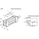 Proximity switch GN 896.3 - with mounting bracket, for pneumatic clamps