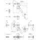 Vertical clamp GN 812-200-CV - with rebate in two planes