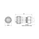 Electrical connector TS17CS09 5A/400V