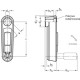 Crank with revolving handle, foldable GN 472.5-125-B14-SR - aluminum, with stainless steel folding mechanism gray
