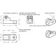 Swivel connector GN 275-B16-2-SW - black aluminum