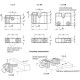 Bearing housing GN 828-6-UA-15-AM - with groove, top mounted