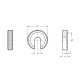 Sliding washer GN 183-56-16.5 -