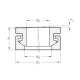 Spherical washer GN 6319.1-13-NI - Stainless steel spherical washer
