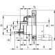 Handwheel for indicator VAD.160-PXX5 A-14+I - for indicator with positive drive, with rotating handle