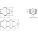 Protective bellows GN 808.1-45-E - for joints din 808