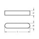 DIN 6885-3-3-12-A-NI key - Key, stainless steel