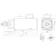 Teknomotor DB 7kW 18000rpm ER32 elektrinis Spindle variklis