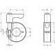 Split retaining ring GN 706.4-36-B16-NI - stainless steel