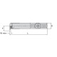 Folding lathe knife for internal grooving with inserts and hook marker MGIVR-2016 1.5 20mm