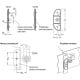 protective guide plate GN 120.2-60-4-A-SW - for locks gn 115, gn 115.7, gn 115.10 black